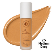 BASE LIQUIDA 2EN1 TONO 7.5 MEDIUM DEEP BLOOMSHELL