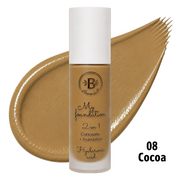 BASE LIQUIDA 2EN1 TONO 08 COCOA BLOOMSHELL