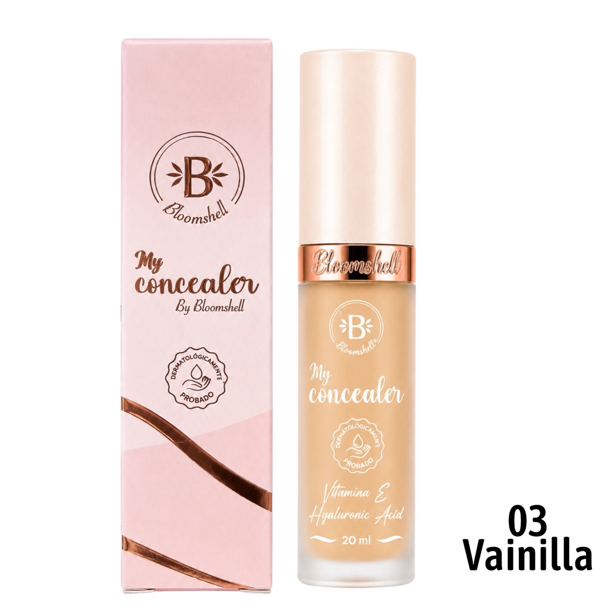 CORRECTOR LIQUIDO GRANDE TONO 03 VANILLA 20ML BLOOMSHELL