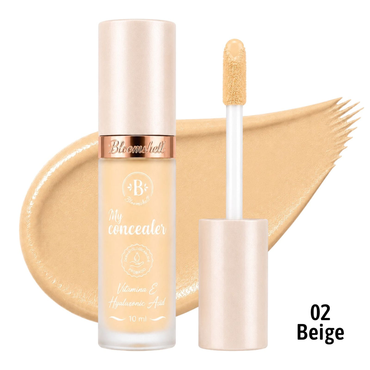 CORRECTOR LIQUIDO PEQUE TONO 02 BEIGE 10ML BLOOMSHELL