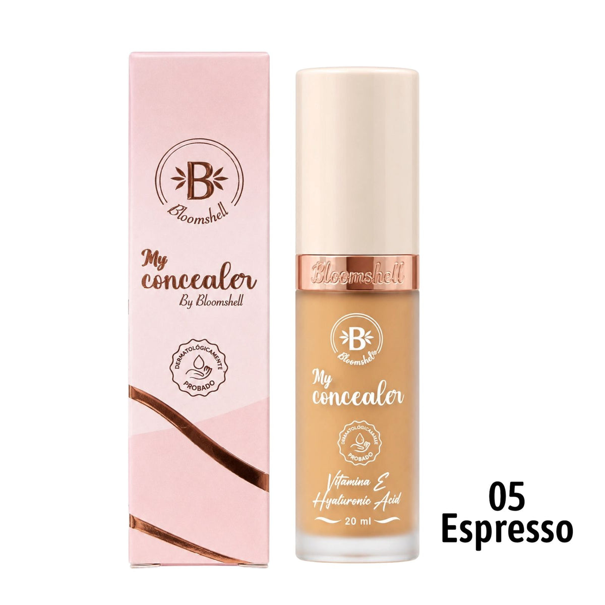 CORRECTOR LIQUIDO GRANDE TONO 05 ESPRESSO 20ML BLOOMSHELL