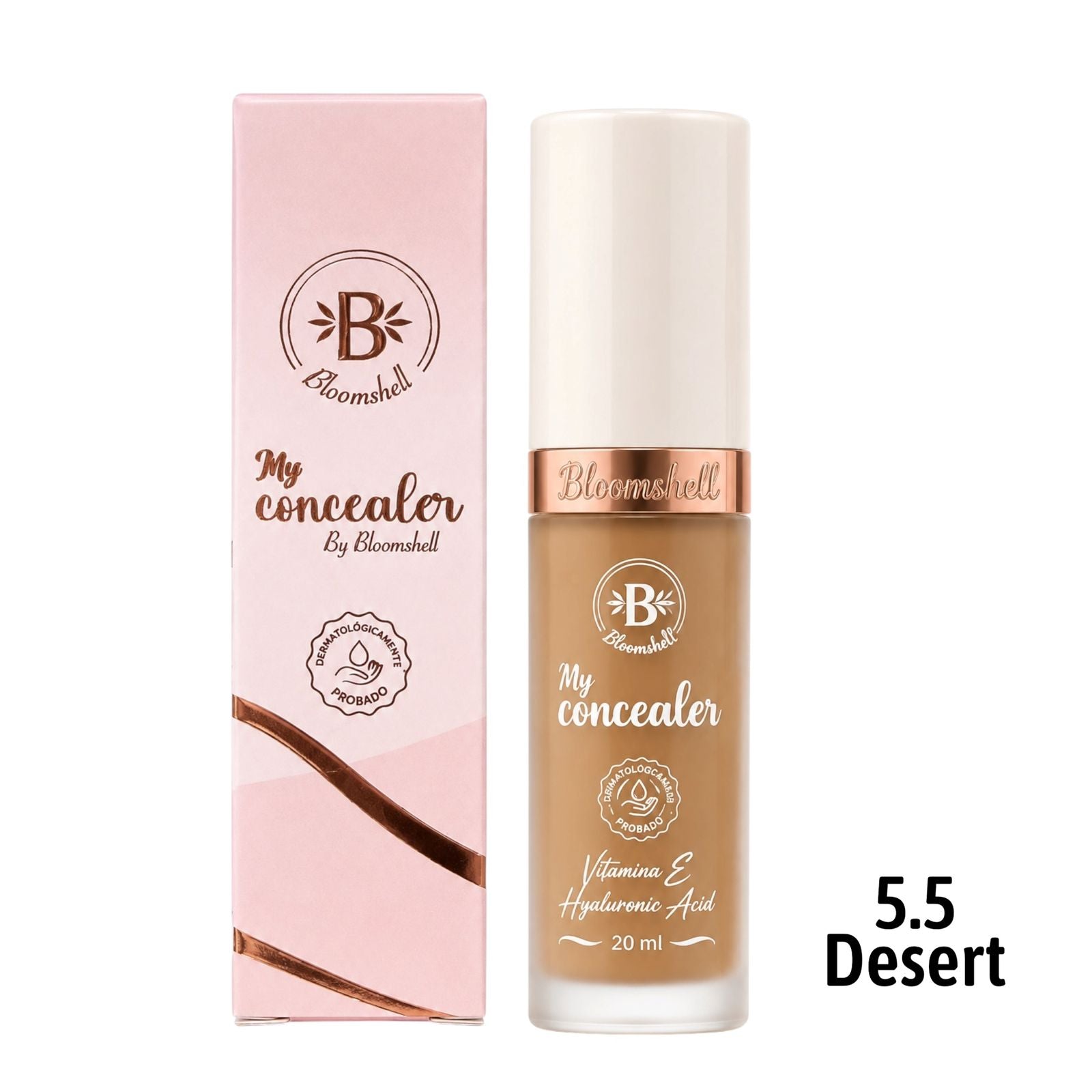 CORRECTOR LIQUIDO GRANDE TONO 5.5 DESERT 20ML BLOOMSHELL