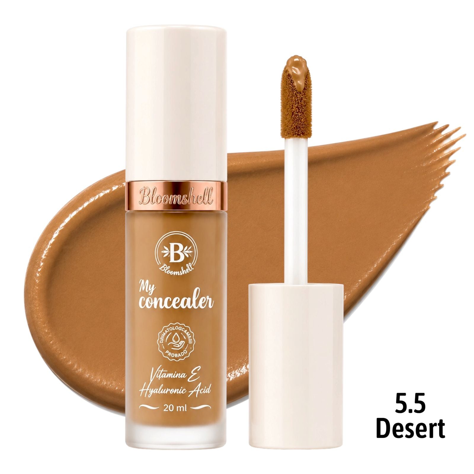 CORRECTOR LIQUIDO GRANDE TONO 5.5 DESERT 20ML BLOOMSHELL