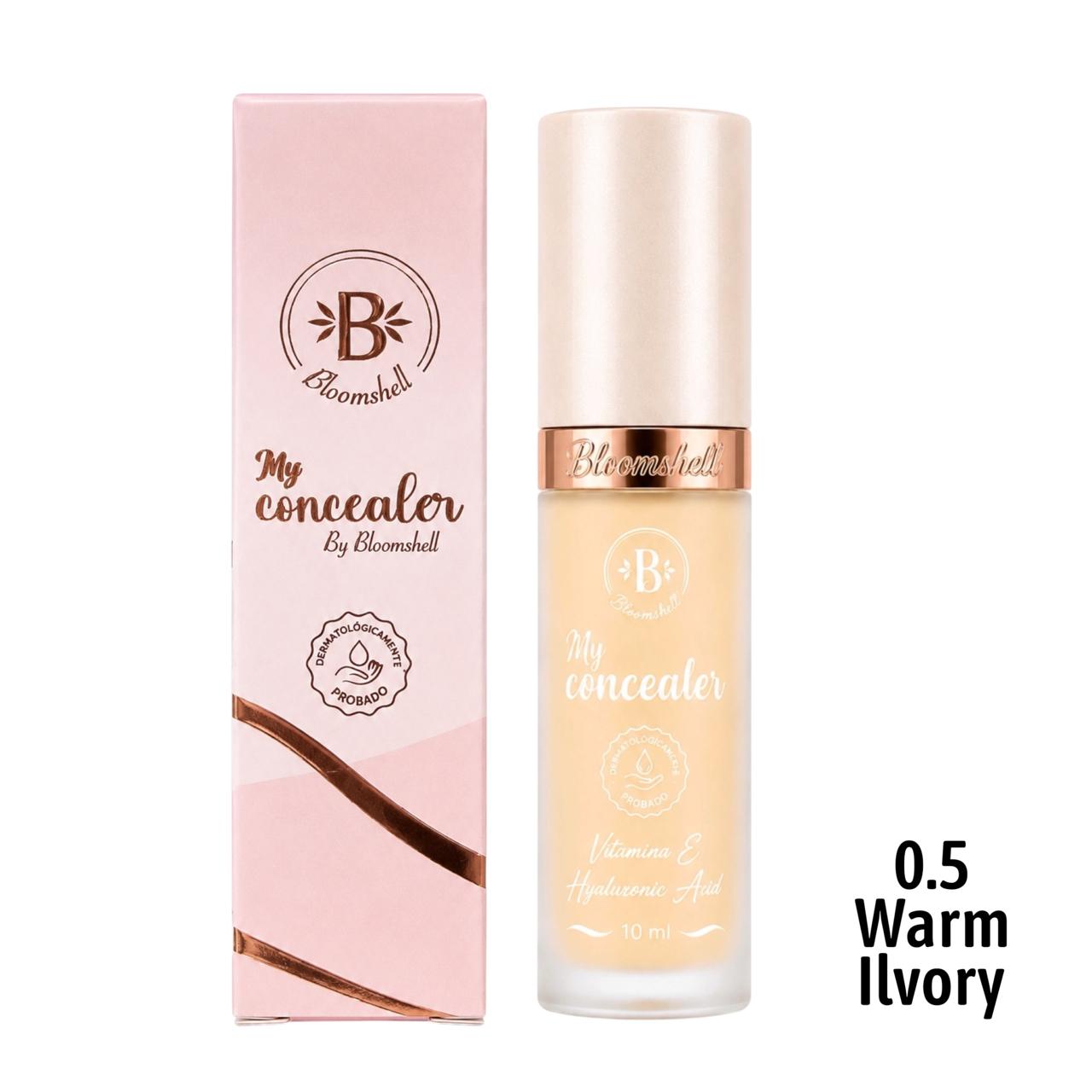 CORRECTOR LIQUIDO PEQUE TONO 0.5 WARM IVORY 10ML BLOOMSHELL