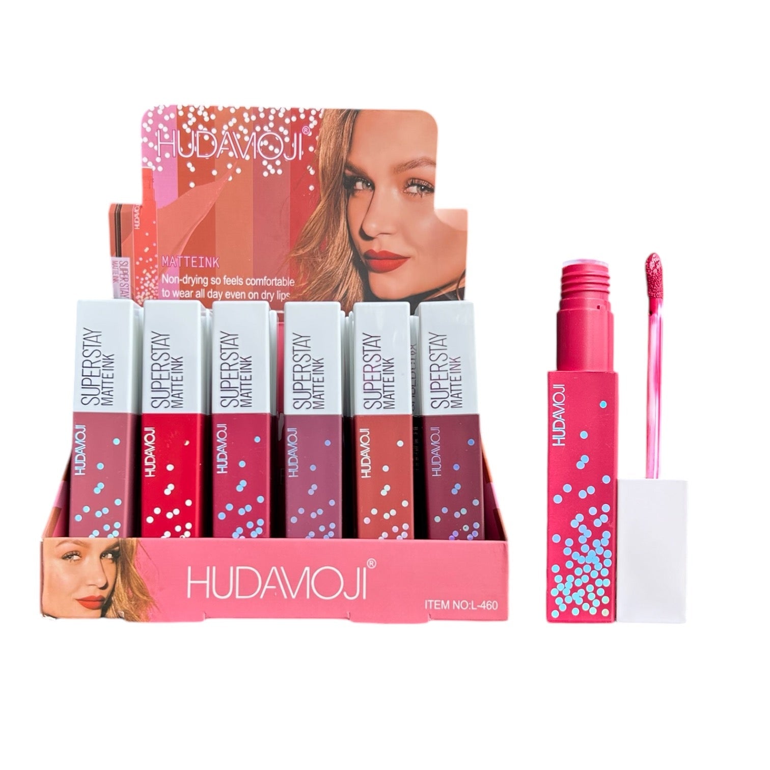 LABIAL LIQUIDO MATTE INK SUPER STAY HUDAMOJI