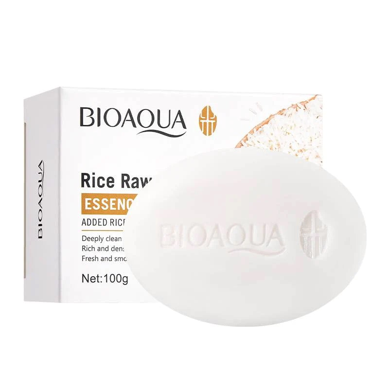 JABON FACIAL EN BARRA DE ARROZ BIOAQUA