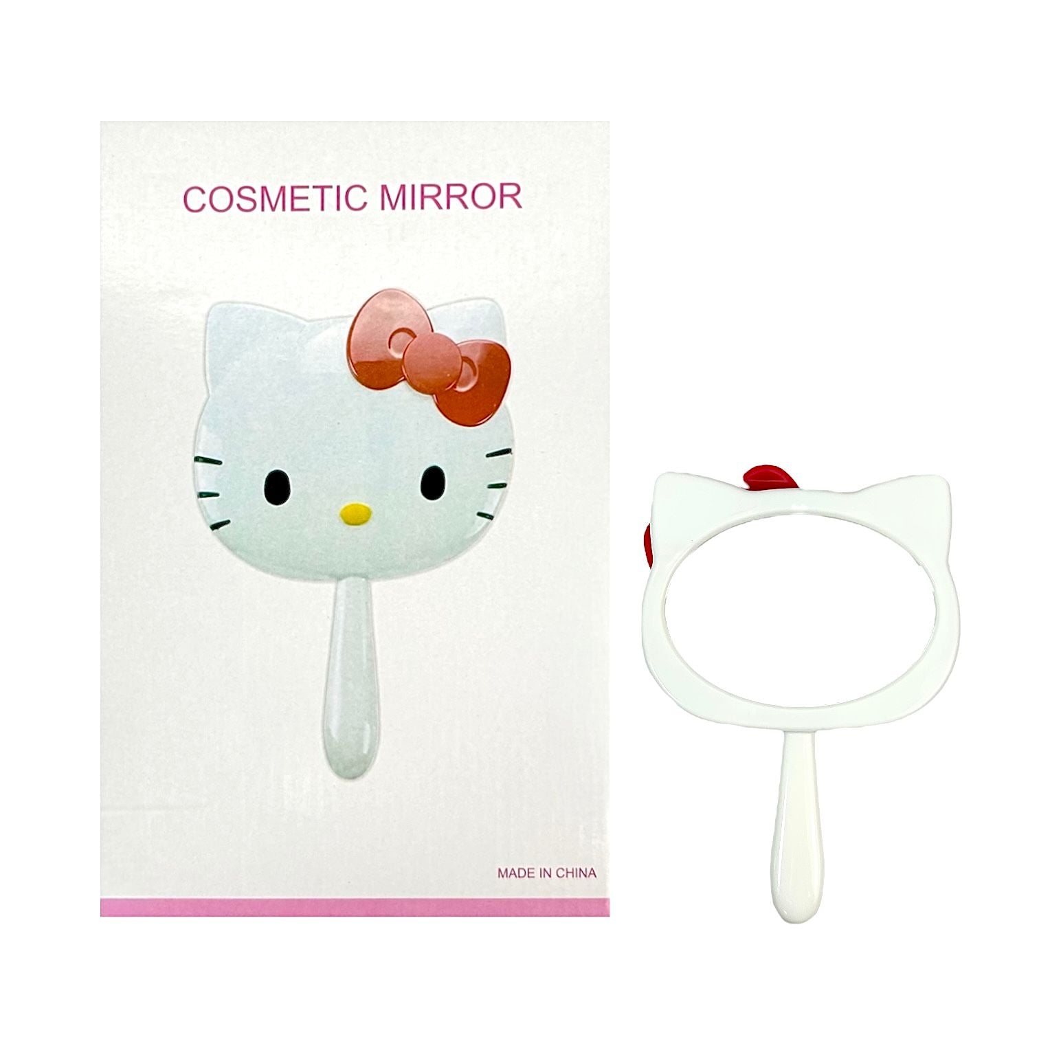 ESPEJO CON MANGO HELLO KITTY