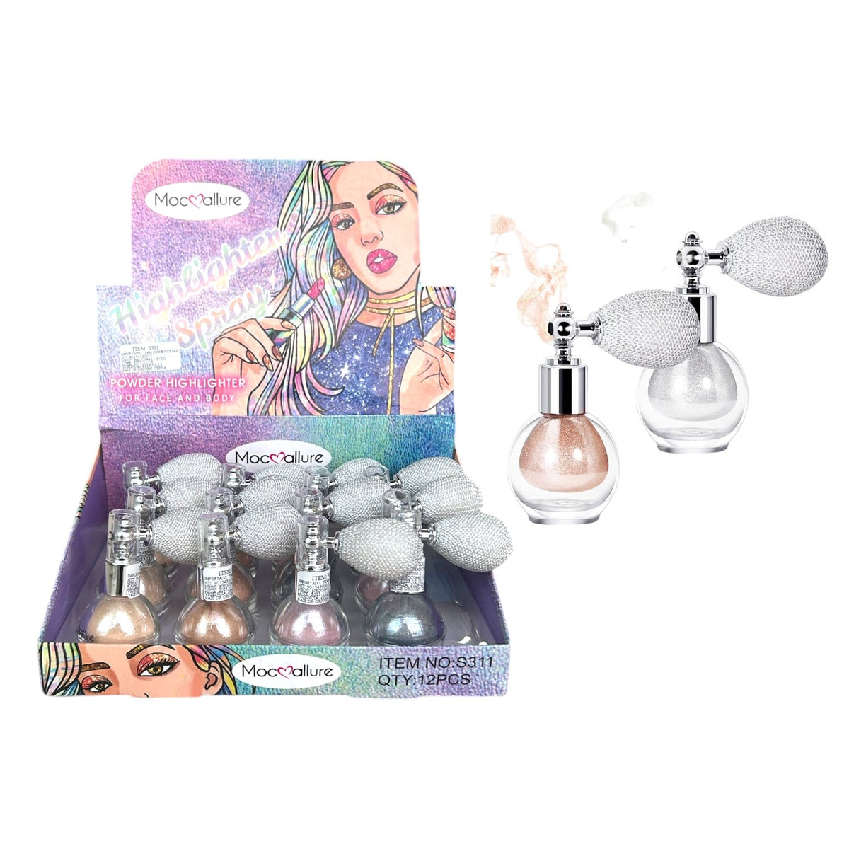 SPRAY POLVO DE HADAS 4 TONOS MOCALLURE