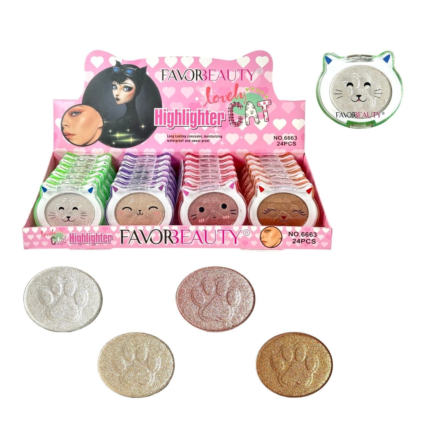 ILUMINADOR EN POLVO GATICO FAVOR BEAUTY