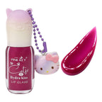 BRILLO GLOSS CATS HYDRA KISS LIP GLAZE GATICO LLAVERO HELLO KITTY PINK KEY