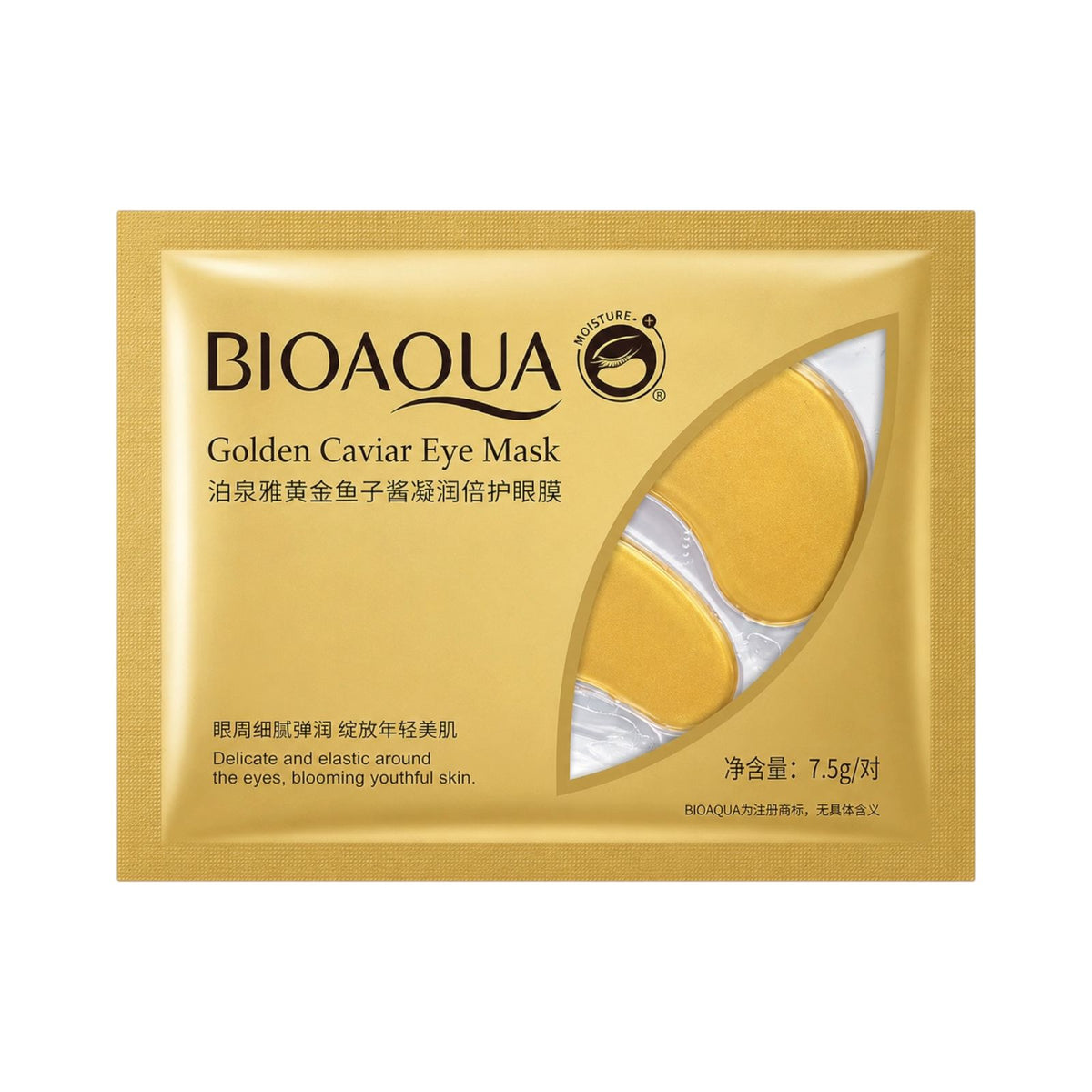 PARCHE COLAGENO DE OJERAS DORADO GOLDEN CAVIAR BIOAQUA