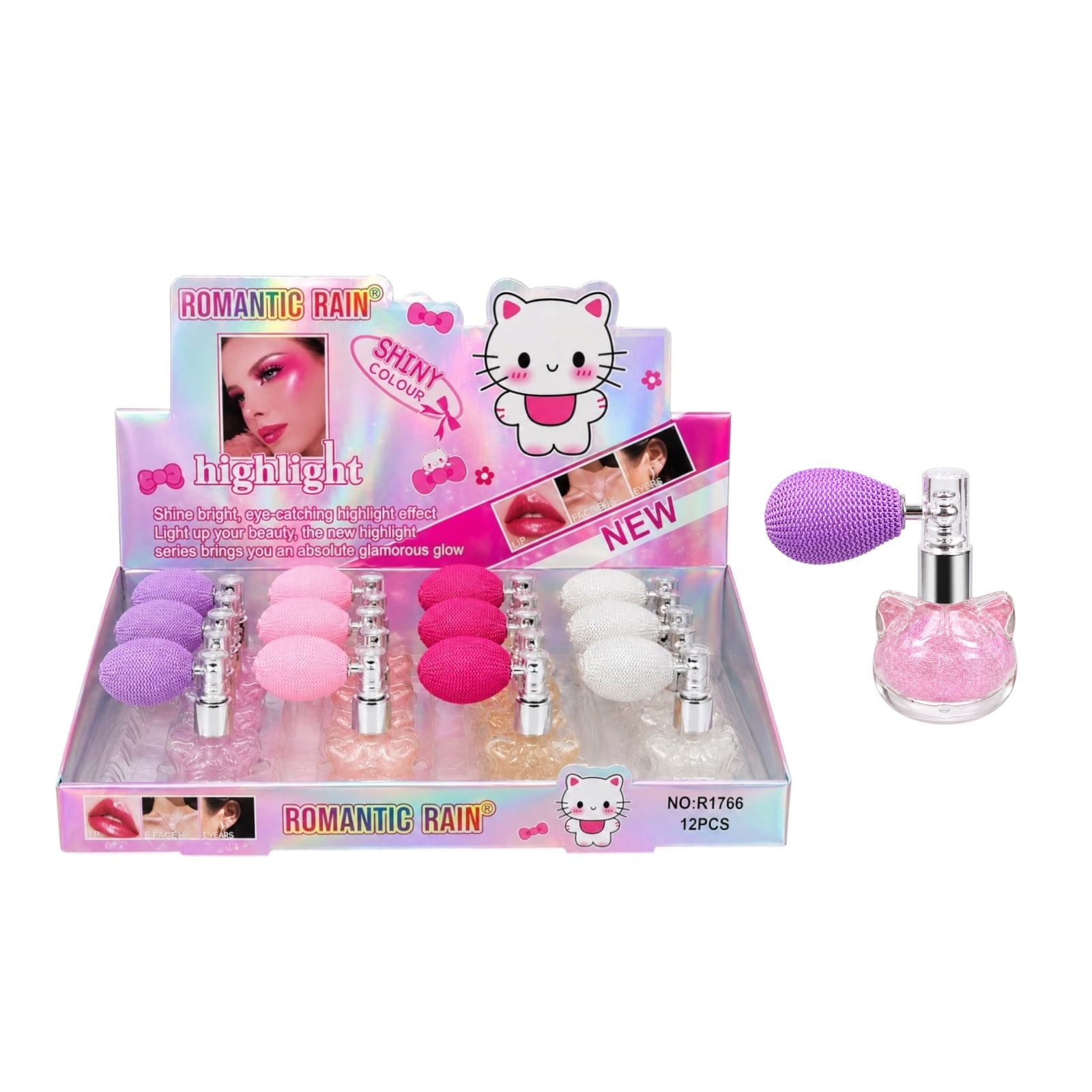 POLVO DE HADAS SPRAY CARA HELLO KITTY RIMOCOO / ROMANTIC RAIN