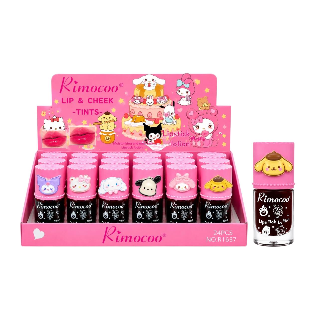 TINTA DE LABIOS REDONDA SANRIO RIMOCOO