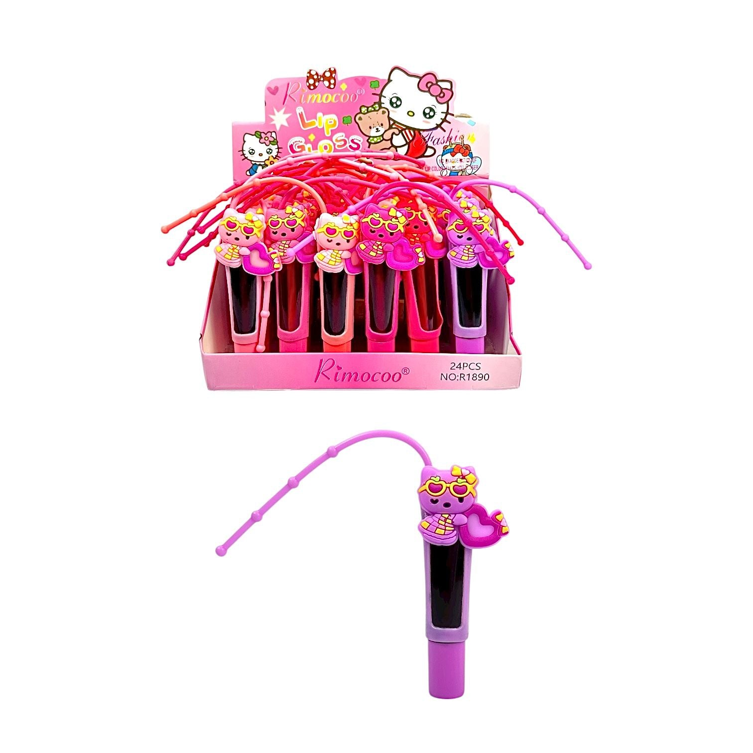 TINTA DE LABIOS HELLO KITTY LLAVERO GOMA RIMOCOO