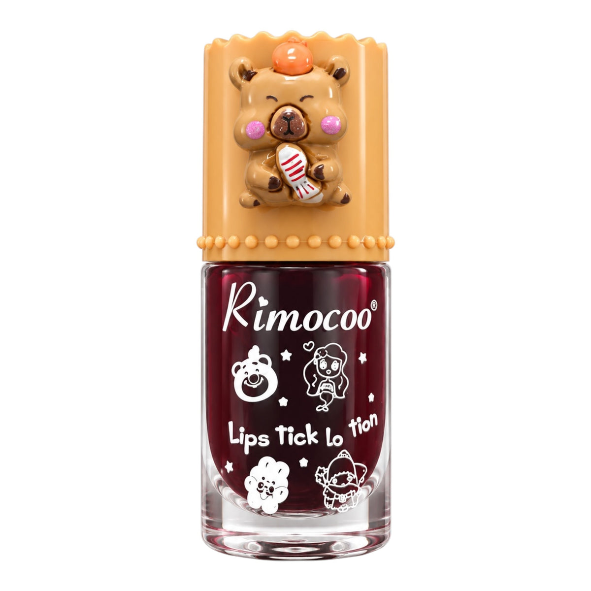 TINTA DE LABIOS REDONDA CAPIBARA 10ML RIMOCOO