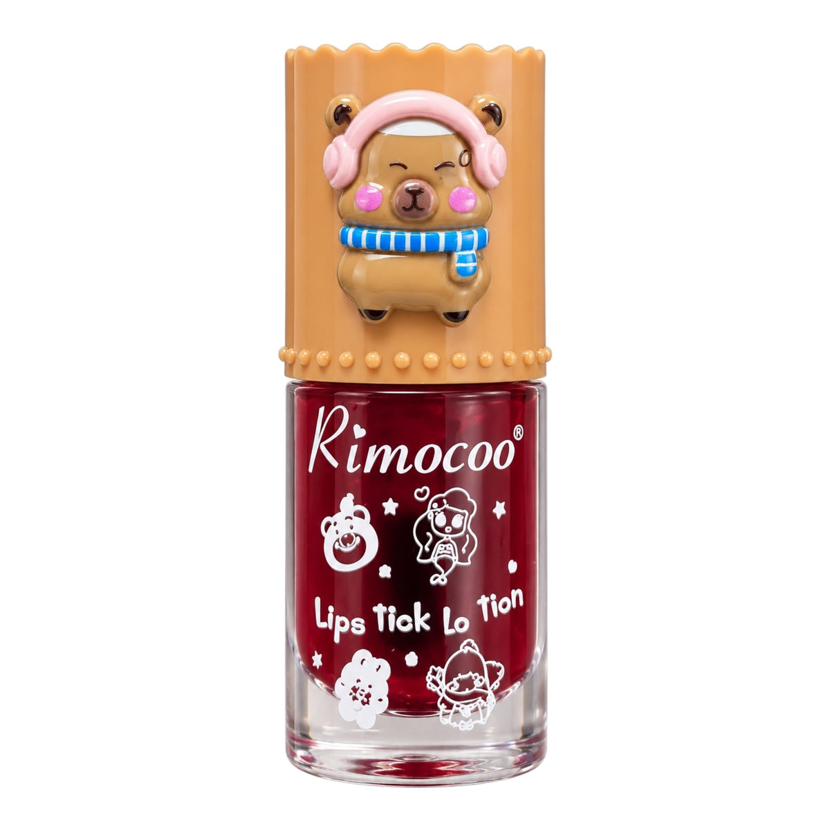 TINTA DE LABIOS REDONDA CAPIBARA 10ML RIMOCOO