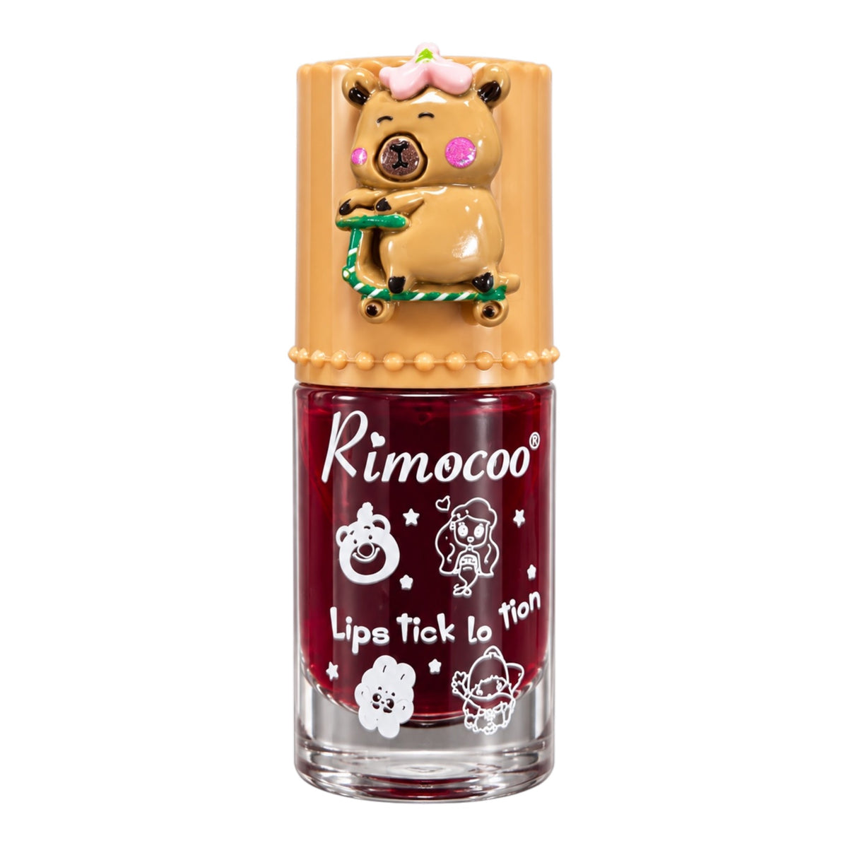 TINTA DE LABIOS REDONDA CAPIBARA 10ML RIMOCOO