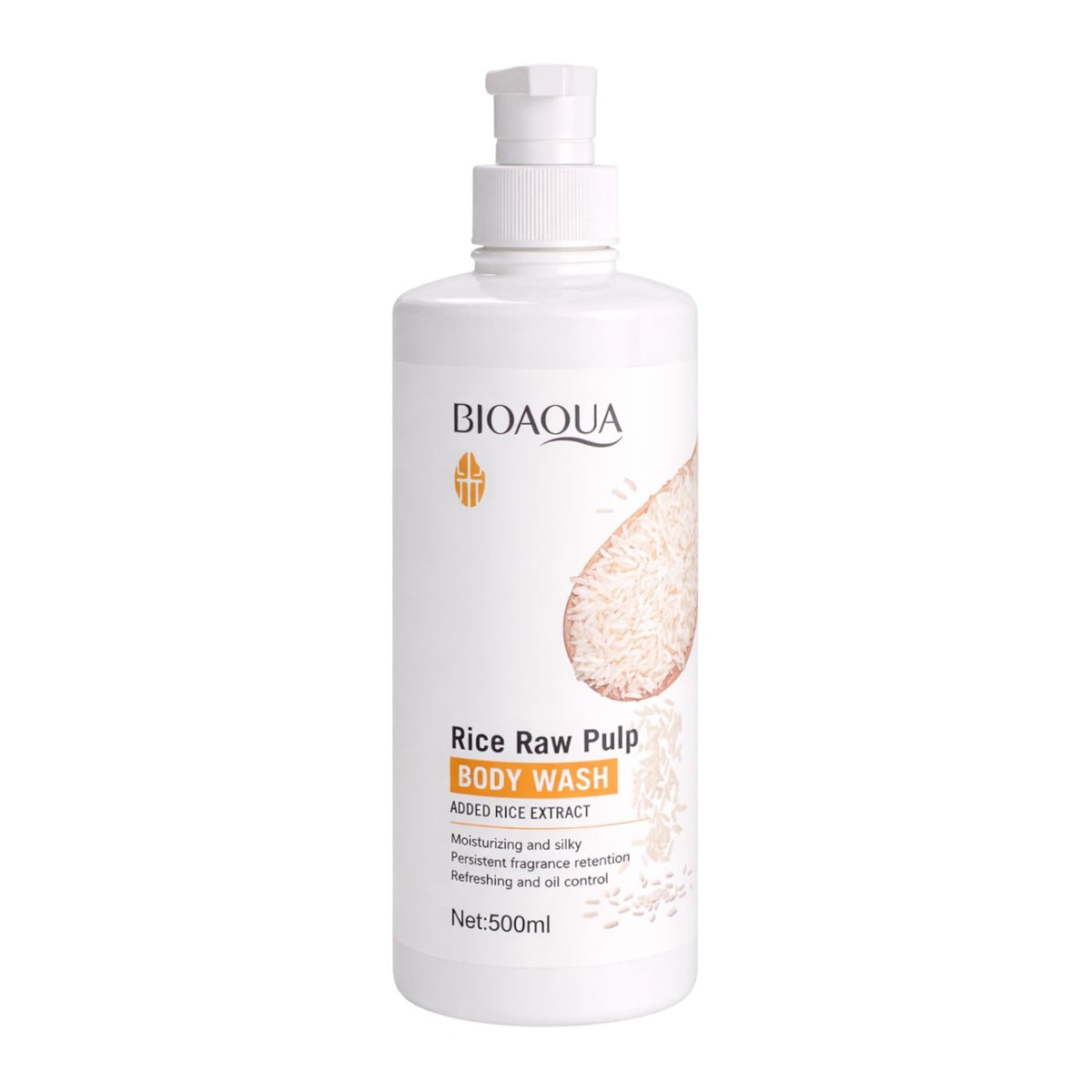JABON CORPORAL DE ARROZ 500ML BIOAQUA