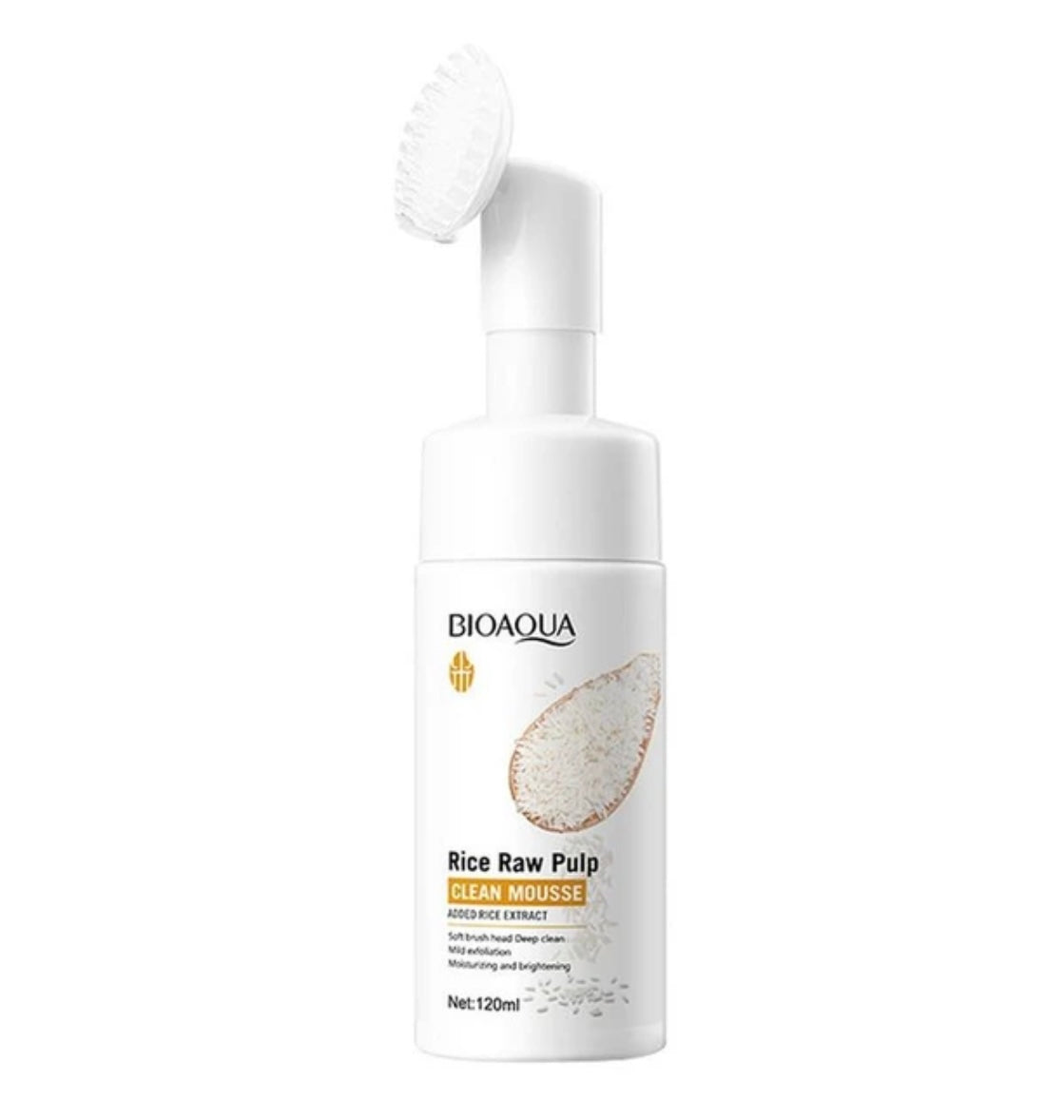 JABON DE ARROZ ESPUMA CON CEPILLO BIOAQUA