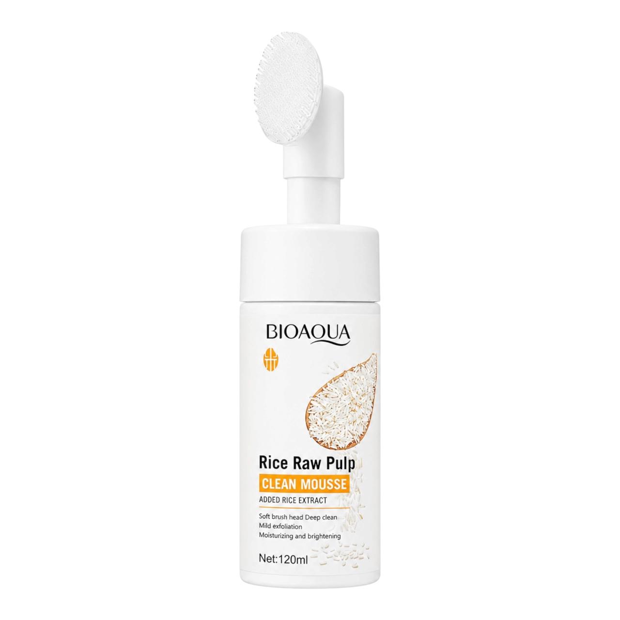 JABON DE ARROZ ESPUMA CON CEPILLO BIOAQUA