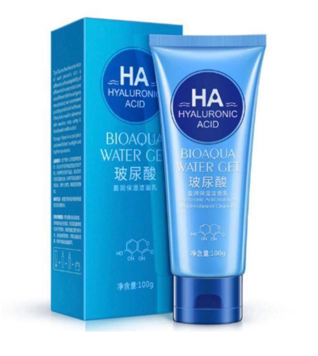 JABON FACIAL ACIDO HIALURONICO BIOAQUA