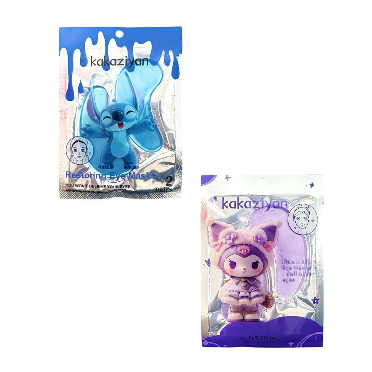 PARCHE COLAGENO DE OJERAS KUROMI STITCH KAKAZIYAN