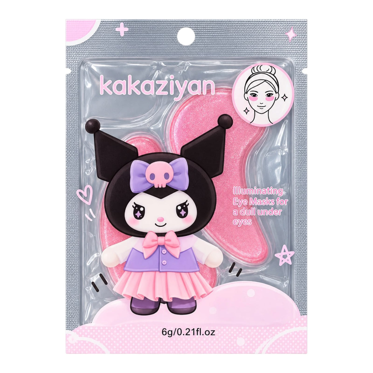 PARCHE COLAGENO DE OJERAS KUROMI STITCH KAKAZIYAN