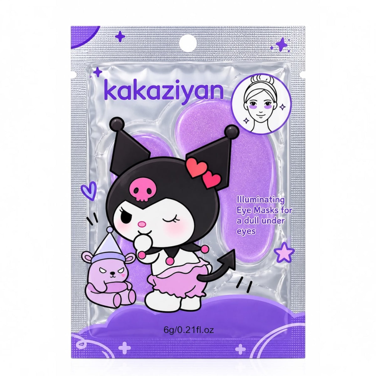PARCHE COLAGENO DE OJERAS KUROMI STITCH KAKAZIYAN