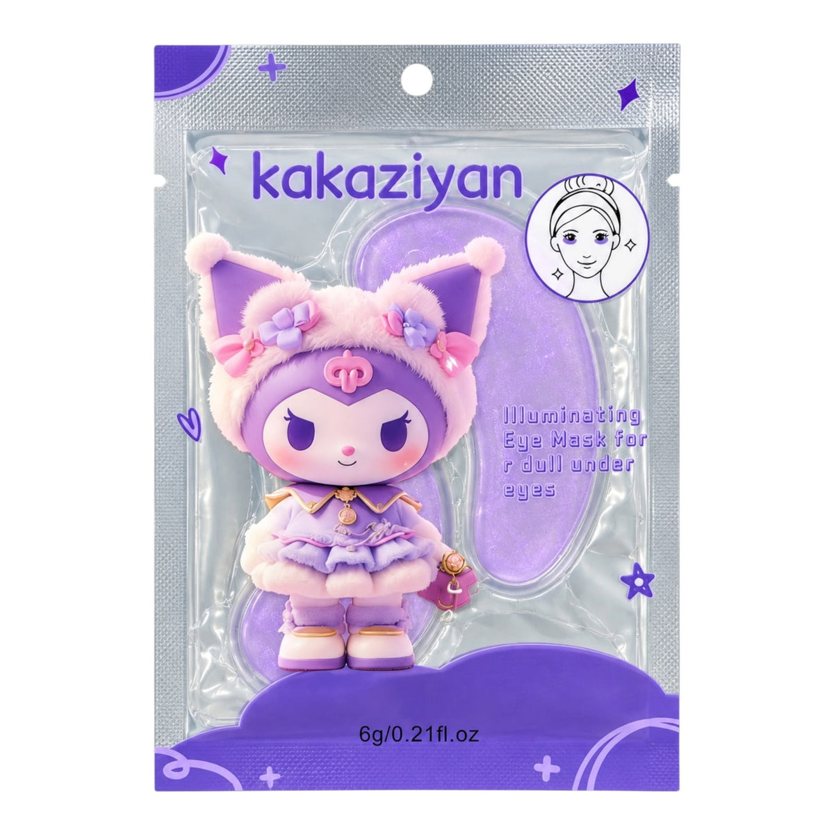 PARCHE COLAGENO DE OJERAS KUROMI STITCH KAKAZIYAN