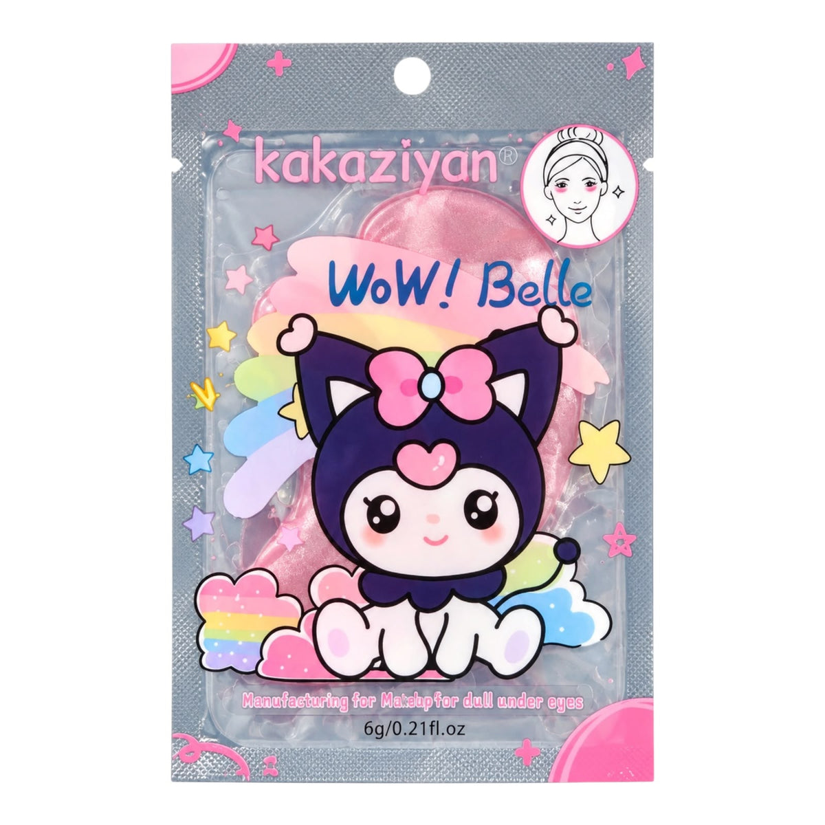 PARCHE COLAGENO DE OJERAS KUROMI STITCH KAKAZIYAN