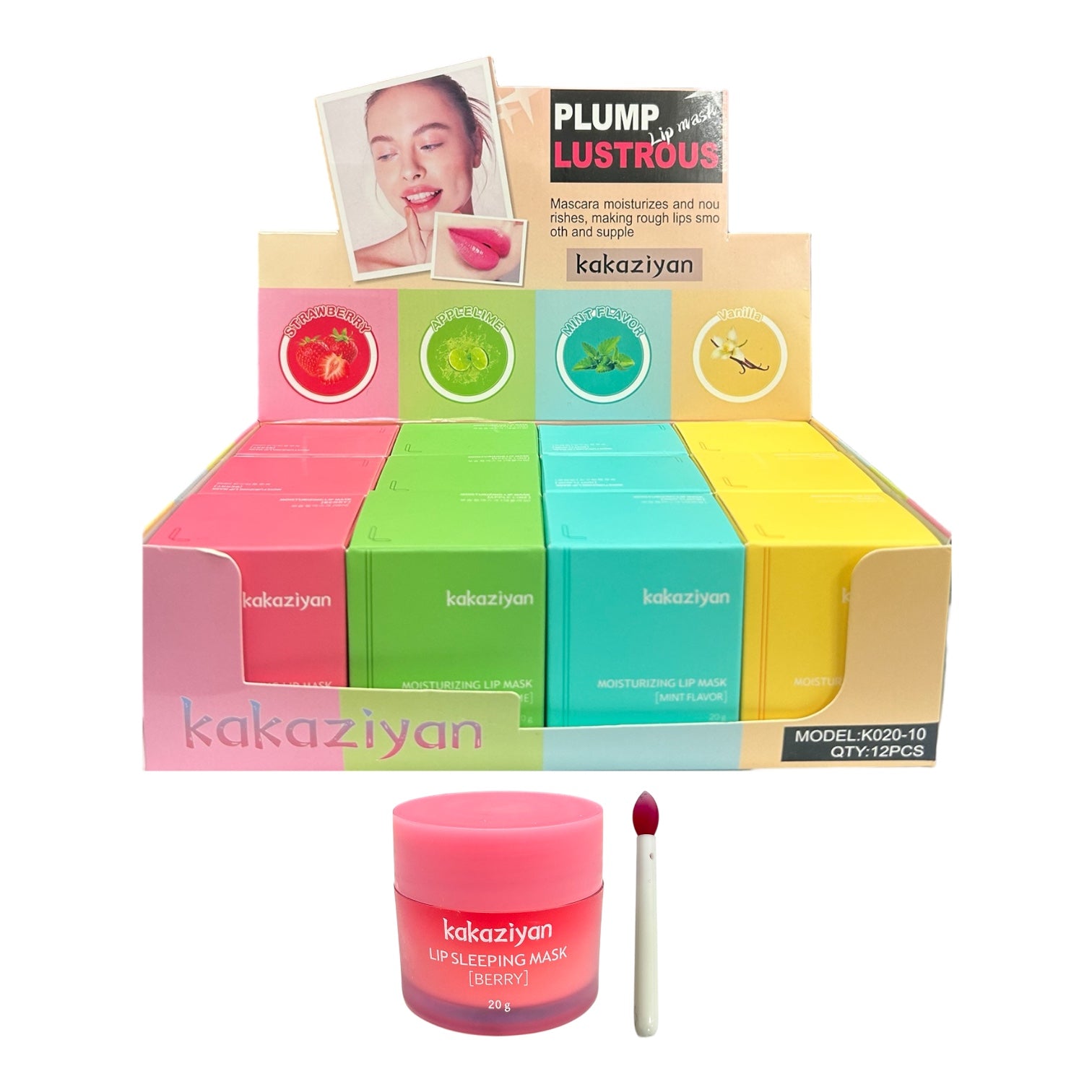 BALSAMO DE LABIOS AROMAS CON APLICADOR 20G KAKAZIYAN