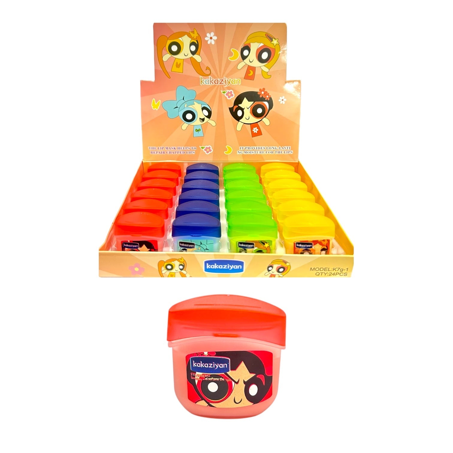 VASELINA DE LABIOS CHICAS SUPER PODEROSAS KAKAZIYAN