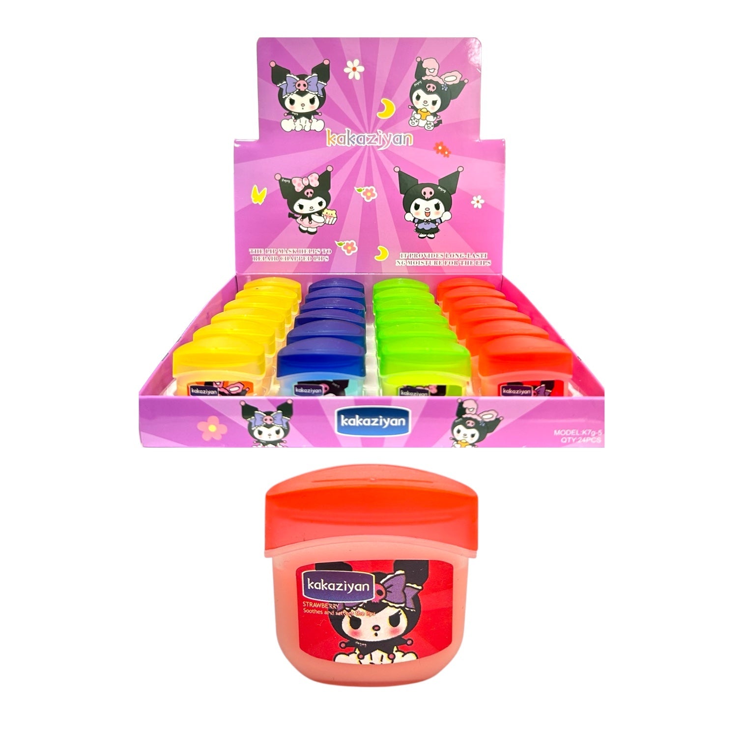 VASELINA DE LABIOS KUROMI COLORES KAKAZIYAN