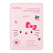 MASCARILLA EN VELO HELLO KITTY MELOCOTON DE MIEL MOCALLURE