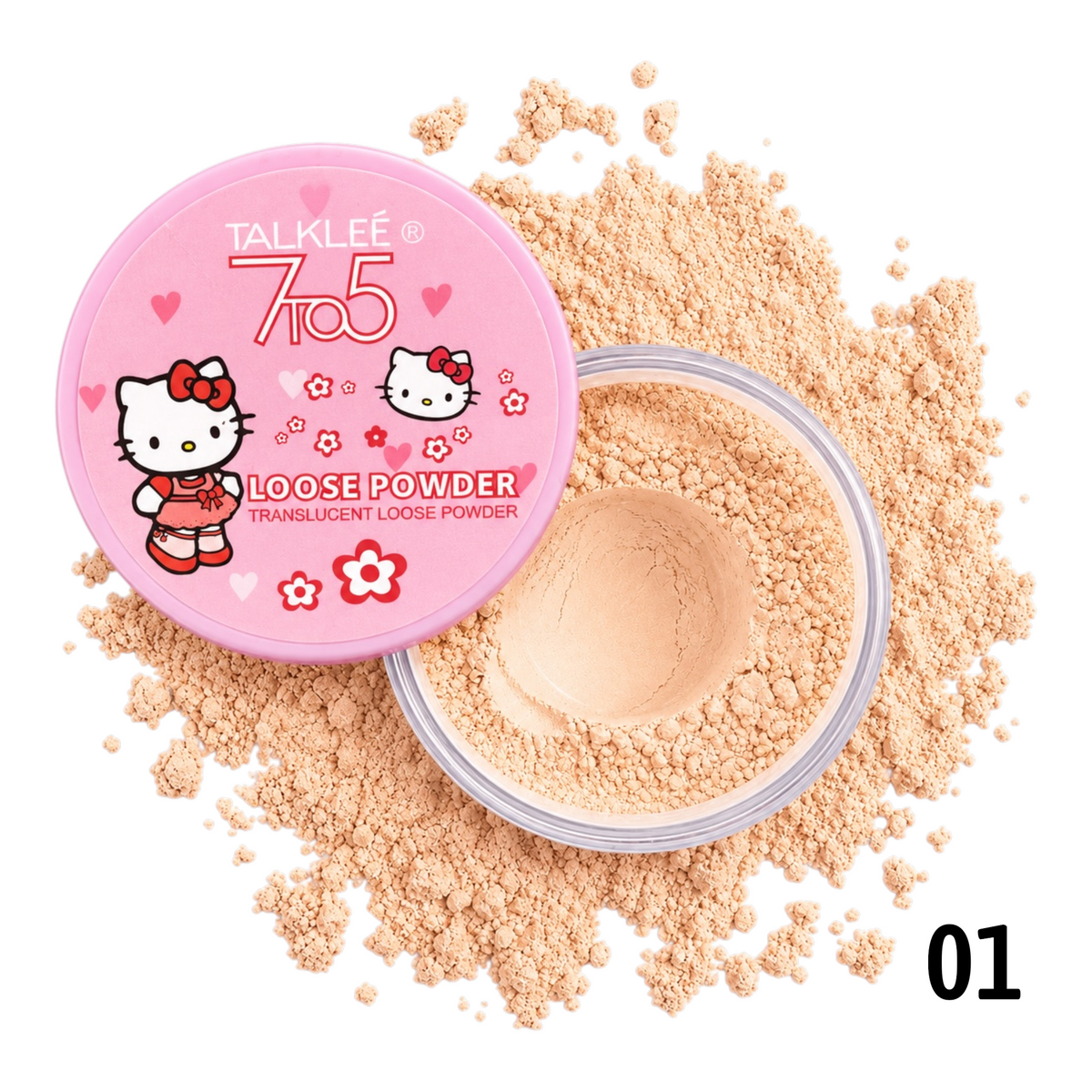 POLVO SUELTO HELLO KITTY FLORECITAS TALKLEE