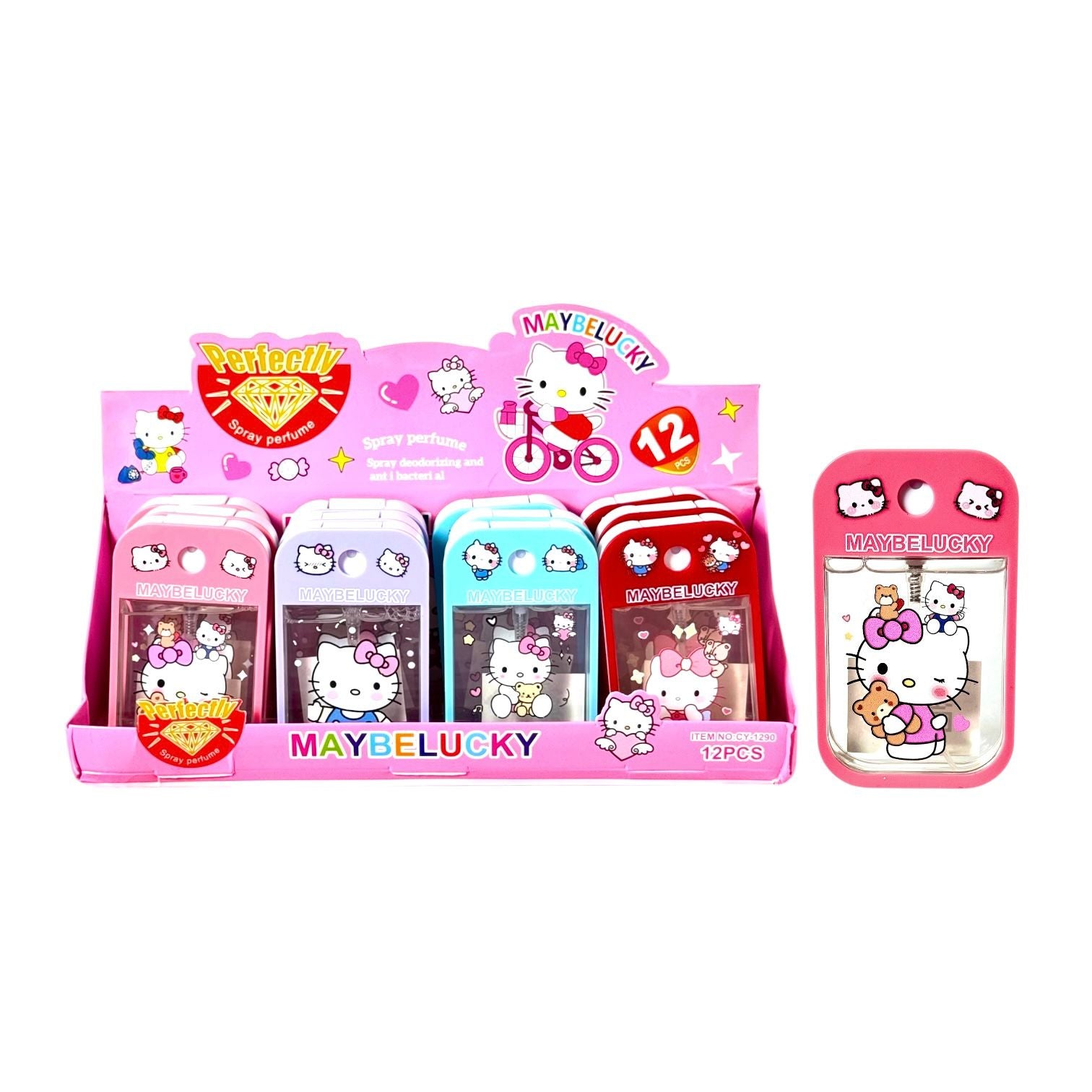 PERFUME SPRAY CUADRADO HELLO KITTY MAYBELUCKY