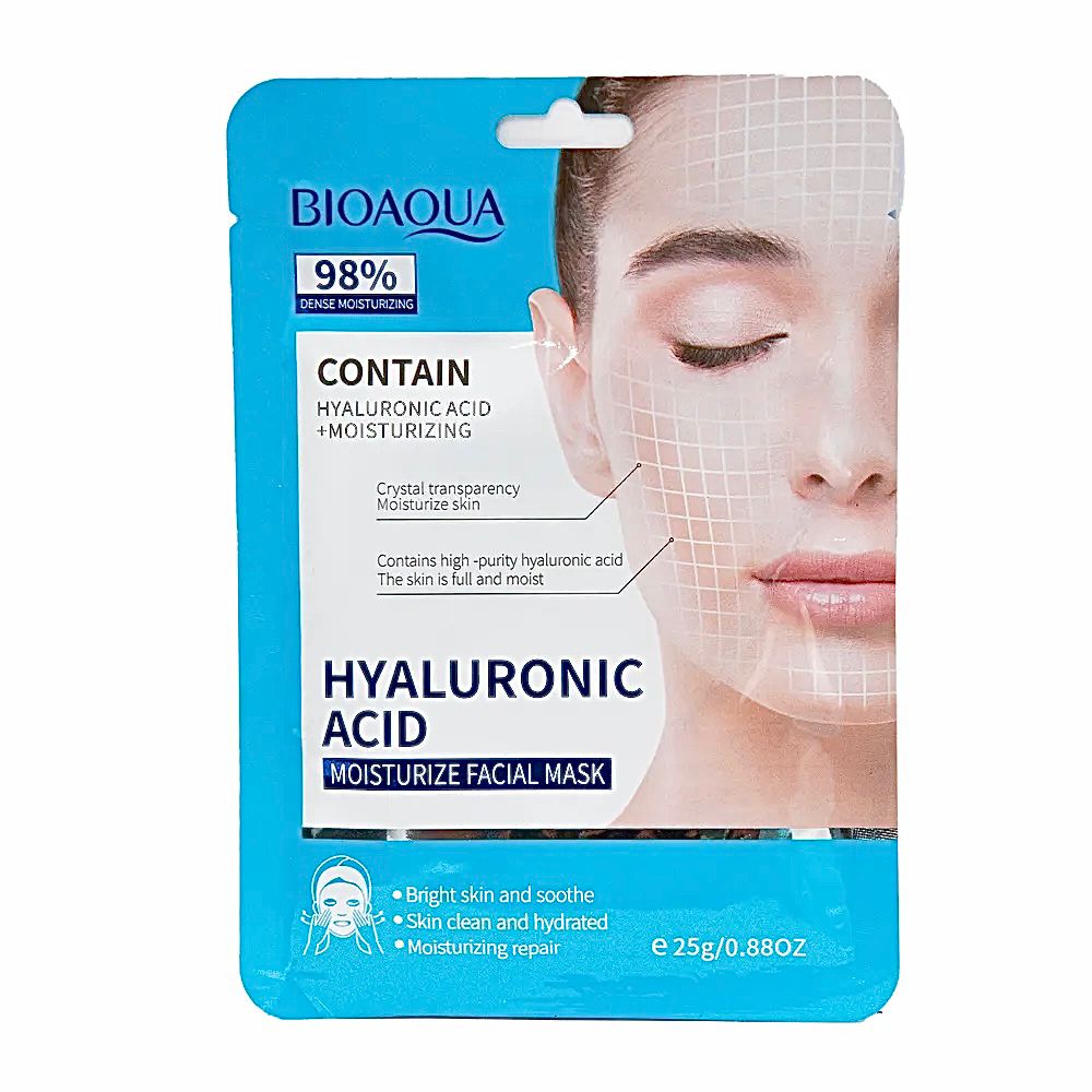 MASCARILLA EN VELO 98% ACID HYALURONIC / 96% COLLAGEN ANTIAGING BIOAQUA