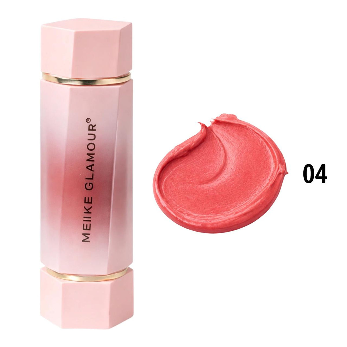 RUBOR Y LABIAL 2EN1 3D MEIKE GLAMOUR