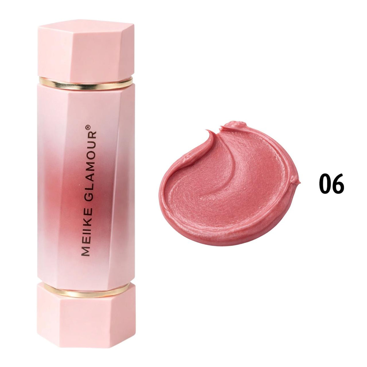 RUBOR Y LABIAL 2EN1 3D MEIKE GLAMOUR