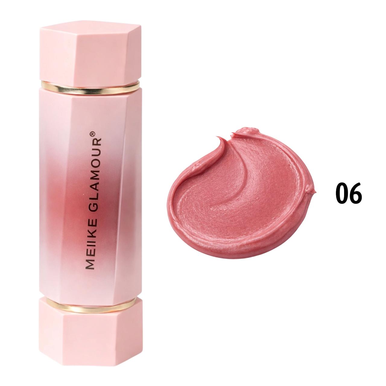 RUBOR Y LABIAL 2EN1 3D MEIKE GLAMOUR