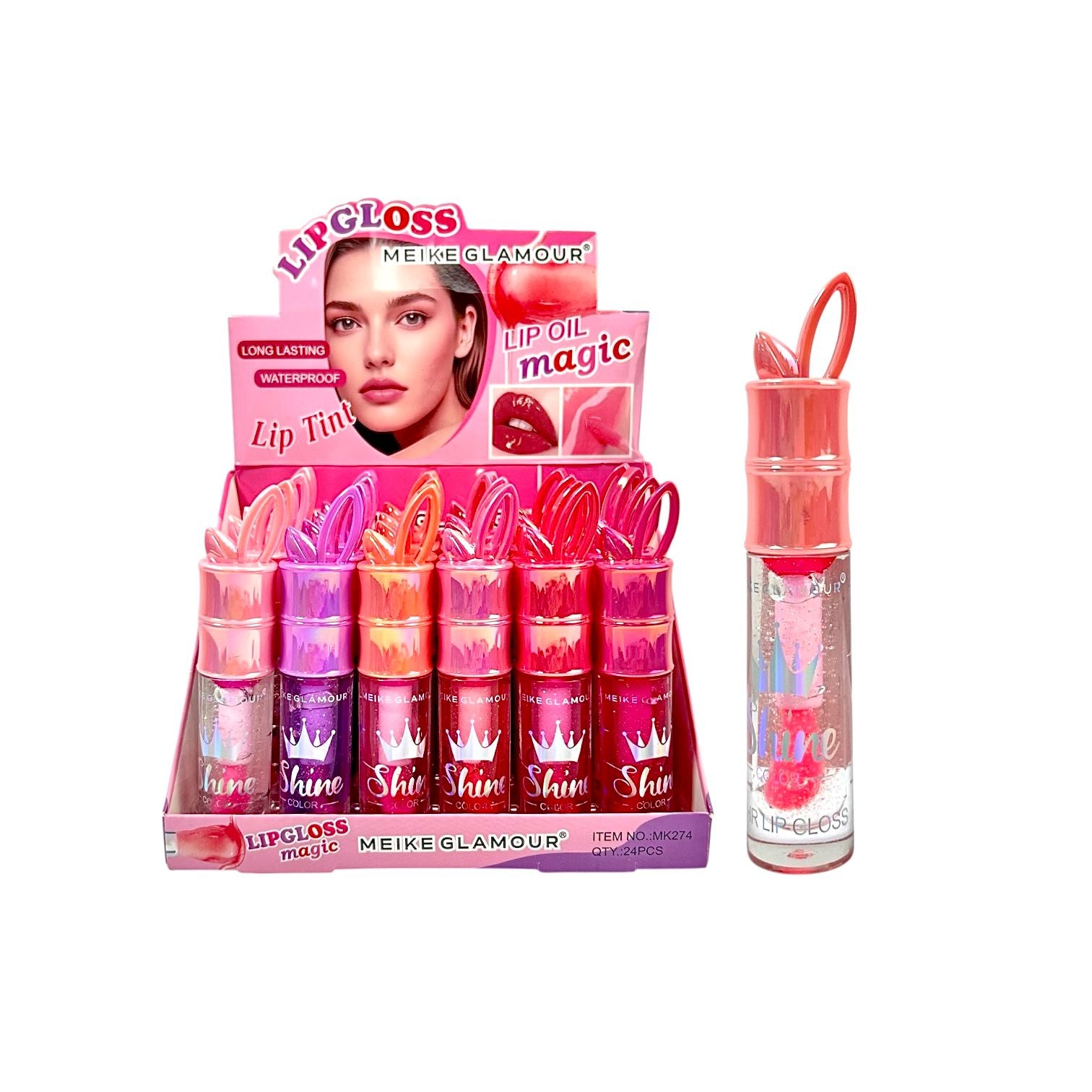 BRILLO MAGICO ESCARCHADO SHINE COLOR 24HR HOJITA MEIKE GLAMOUR