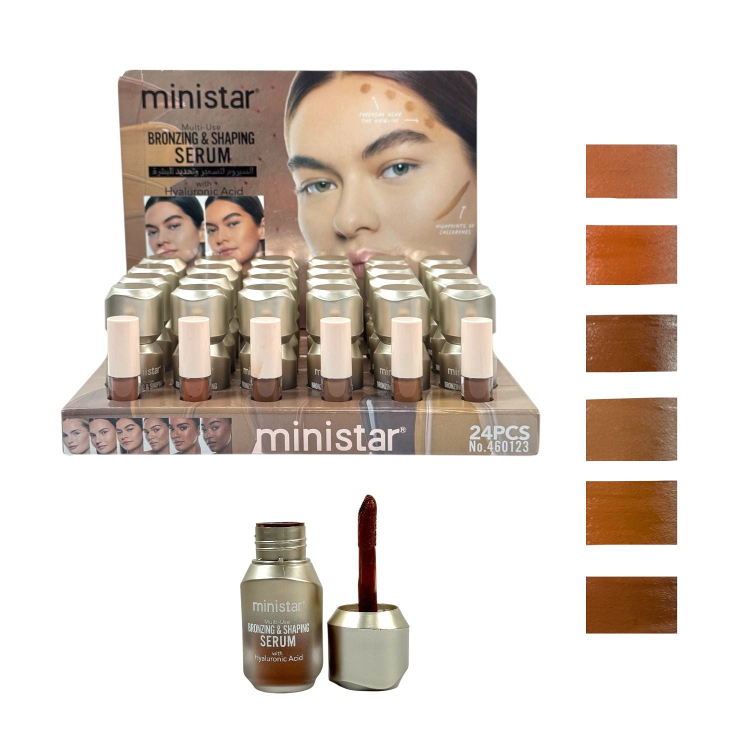 CONTORNO LIQUIDO BRONZING & SHAPING SERUM MINISTAR