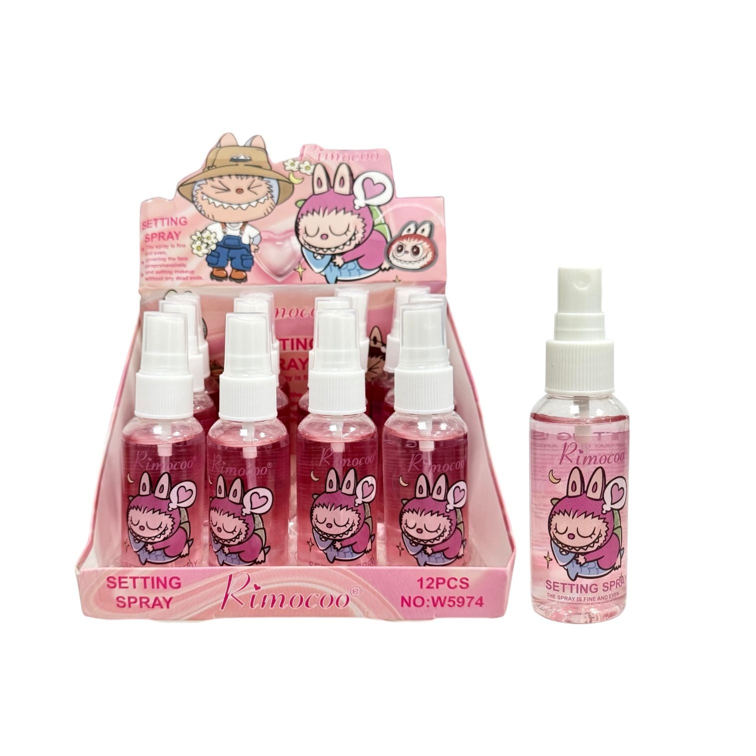 FIJADOR DE MAQUILLAJE LABUBU RIMOCOO