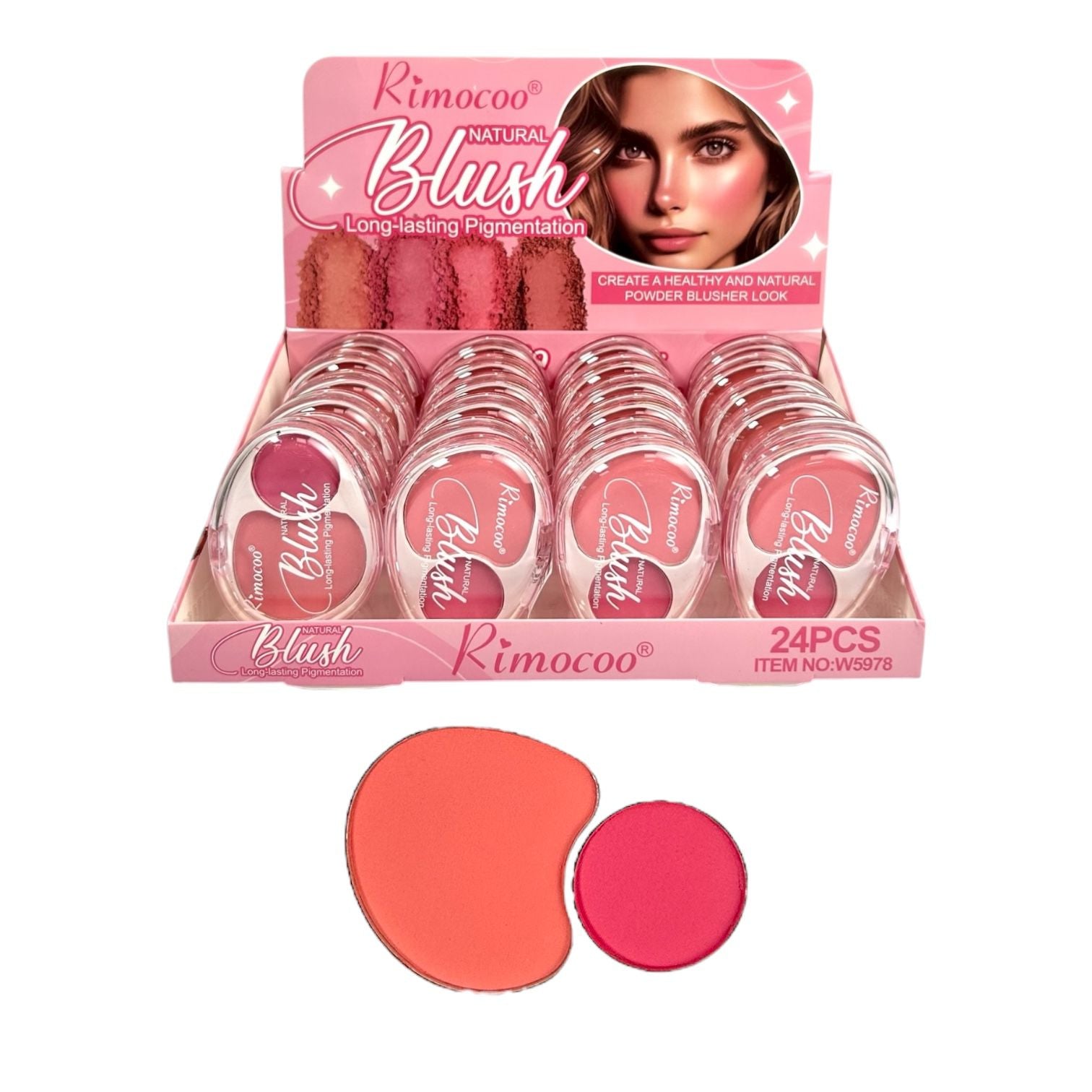 DUO DE RUBOR NATURAL BLUSH RIMOCOO