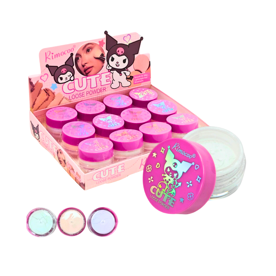 POLVO SUELTO TRASLUCIDO CUTE KUROMI RIMOCOO