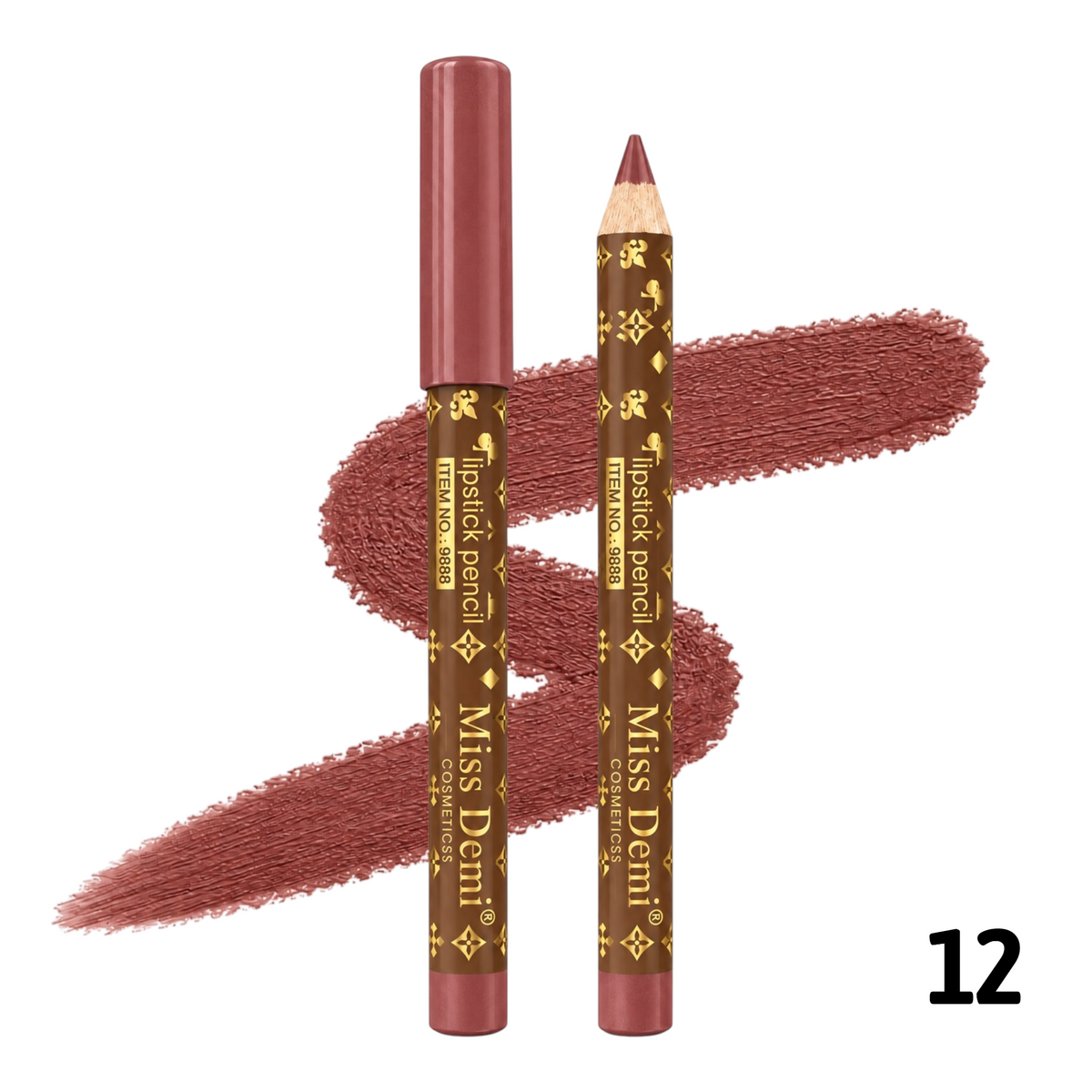 LAPIZ DELINEADOR DE LABIOS GRUESO CONFIDENT BEAUTIFUL OF BEAUTY MISS DEMI