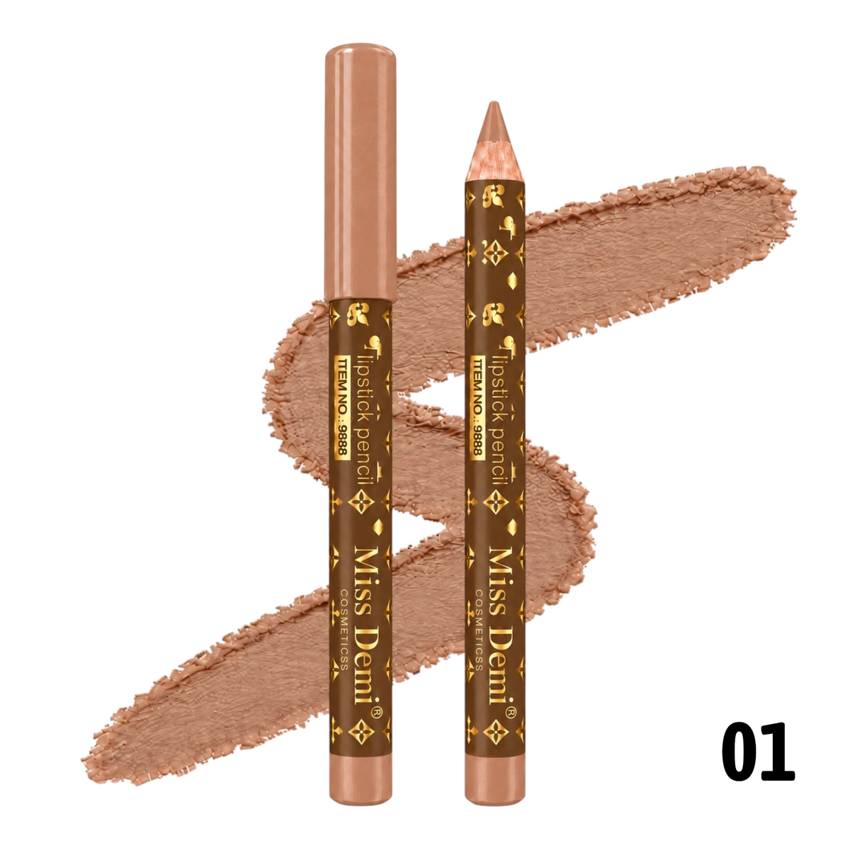 LAPIZ DELINEADOR DE LABIOS GRUESO CONFIDENT BEAUTIFUL OF BEAUTY MISS DEMI