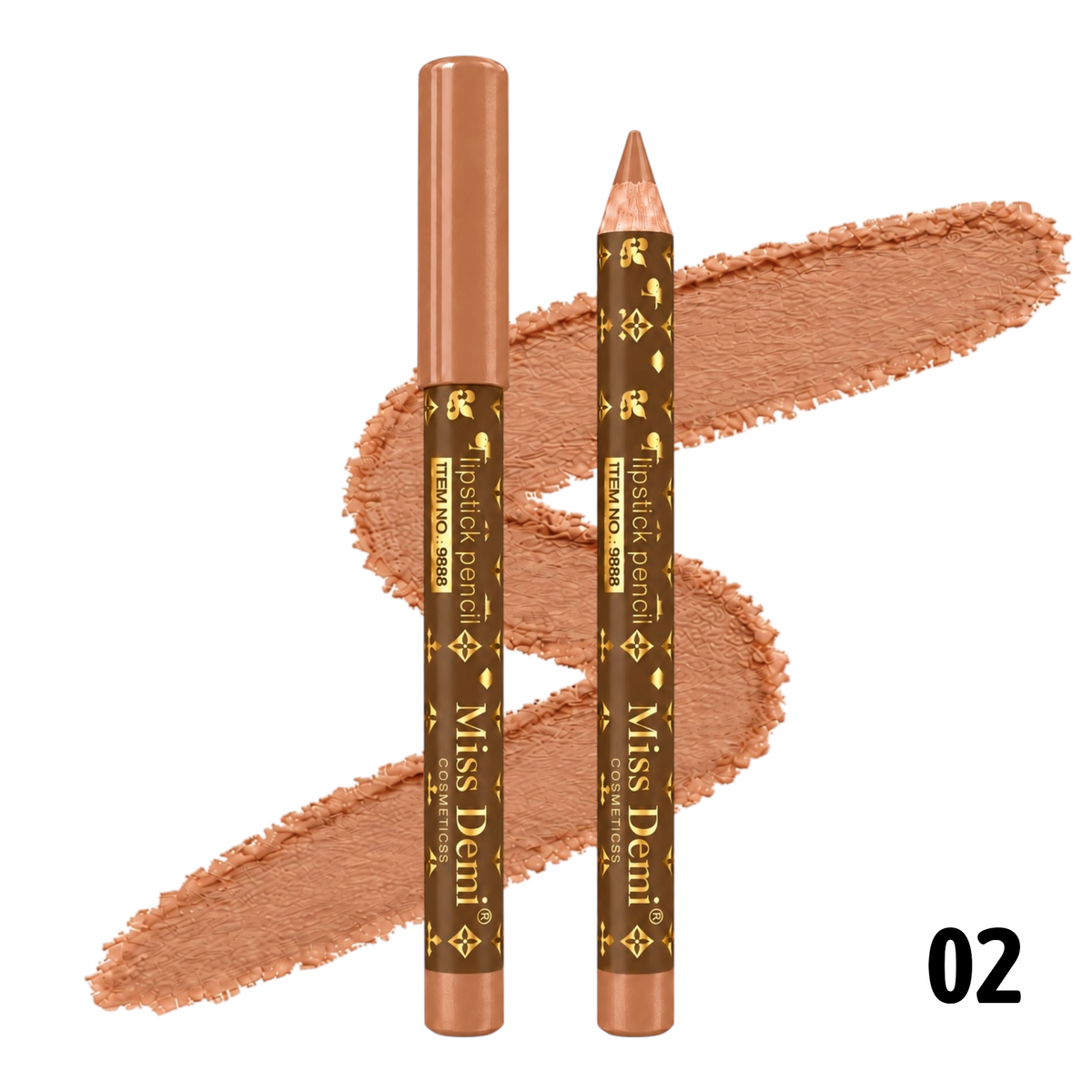 LAPIZ DELINEADOR DE LABIOS GRUESO CONFIDENT BEAUTIFUL OF BEAUTY MISS DEMI