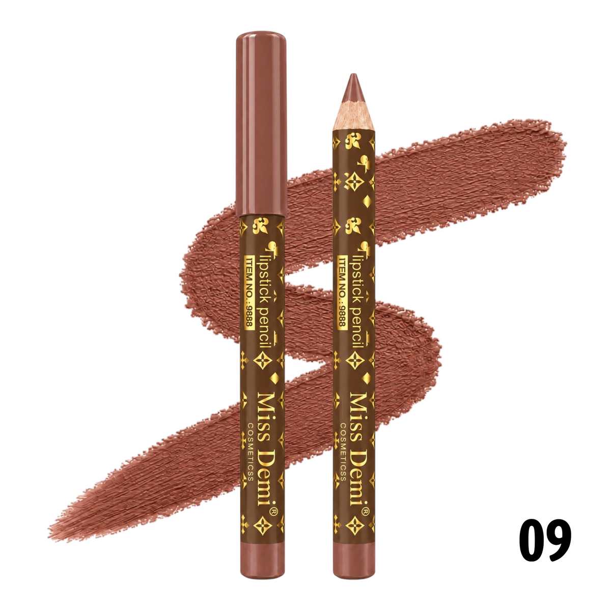 LAPIZ DELINEADOR DE LABIOS GRUESO CONFIDENT BEAUTIFUL OF BEAUTY MISS DEMI