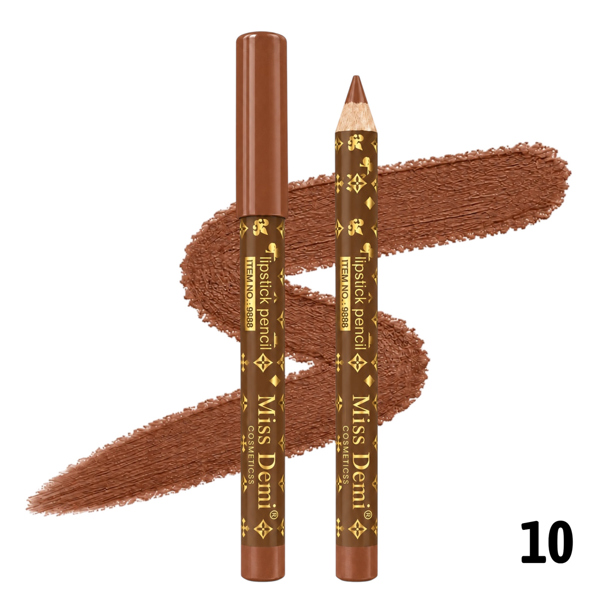 LAPIZ DELINEADOR DE LABIOS GRUESO CONFIDENT BEAUTIFUL OF BEAUTY MISS DEMI
